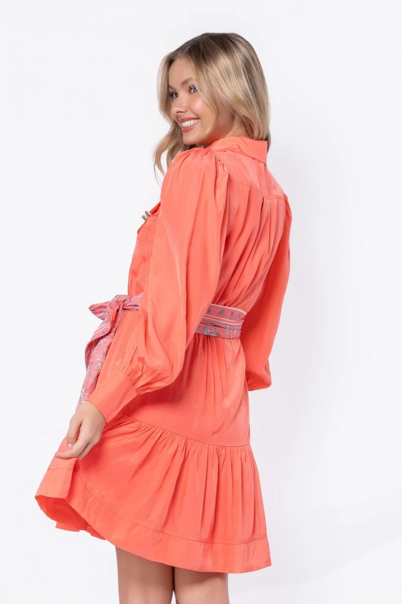Alex Dress 37" (Coral/Pink) - Image 4