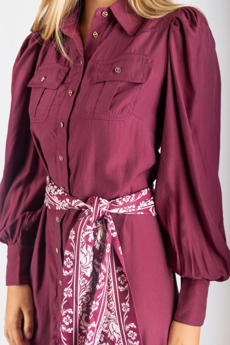 Alex Dress 53" (Burgundy) - Image 7