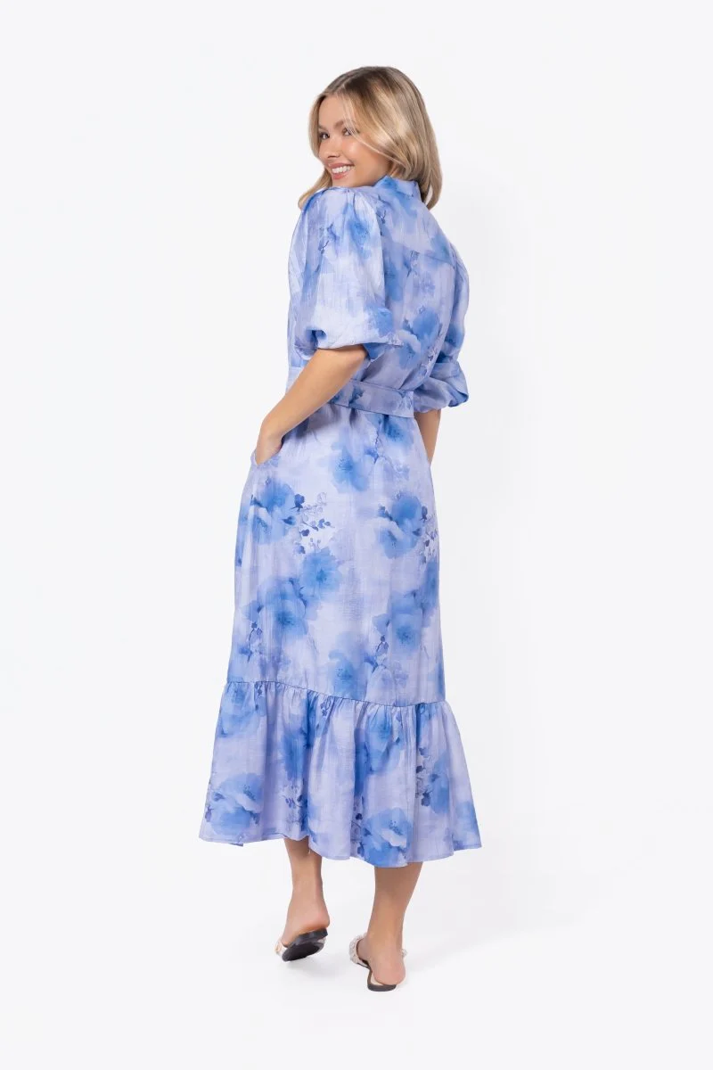 Alice Dress Short Sleeve (Blue Purple) - Image 4