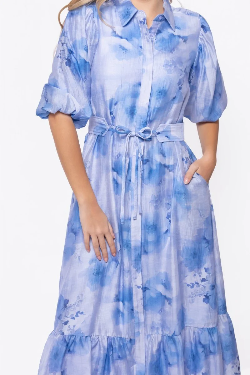 Alice Dress Short Sleeve (Blue Purple) - Image 5