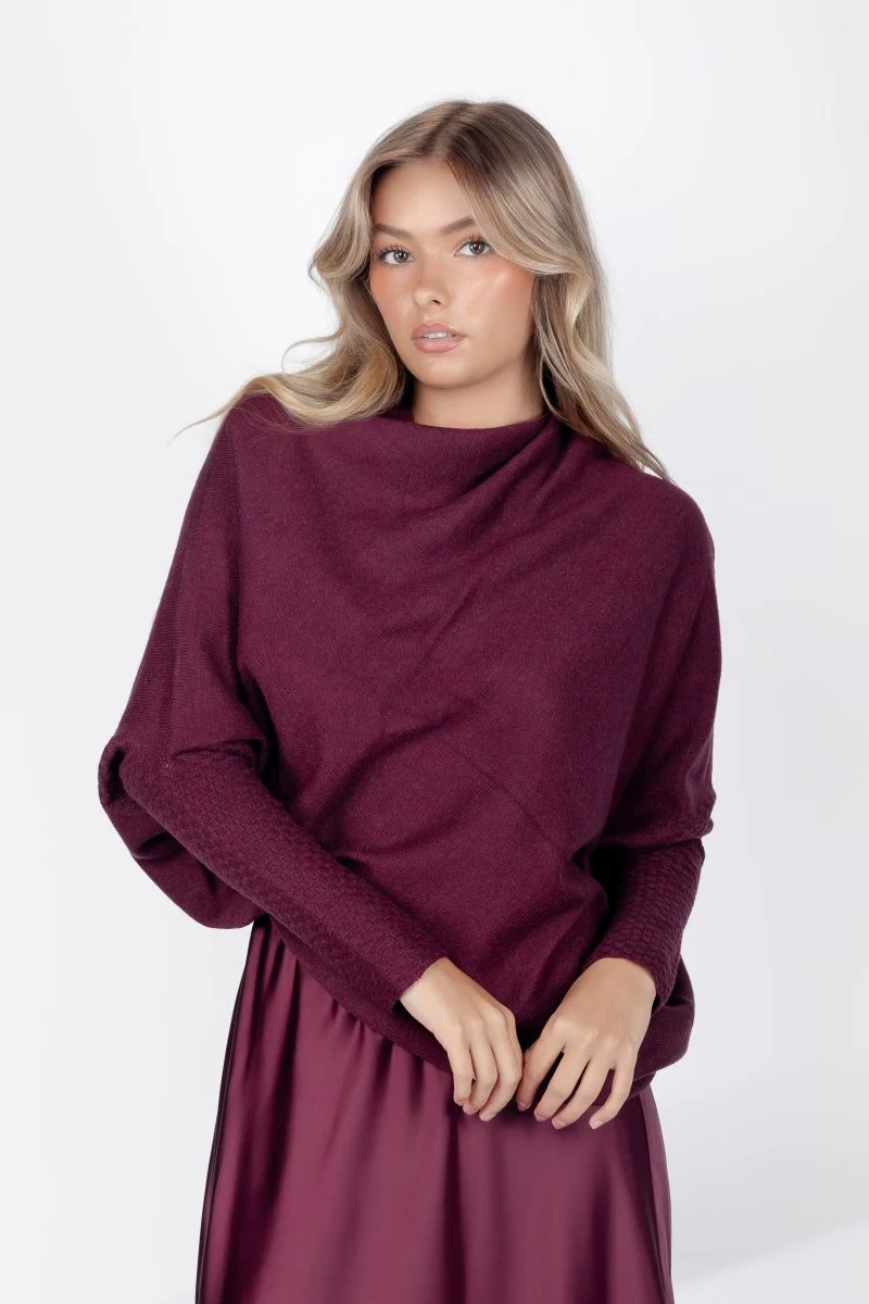 Alora Top ( Burgundy)