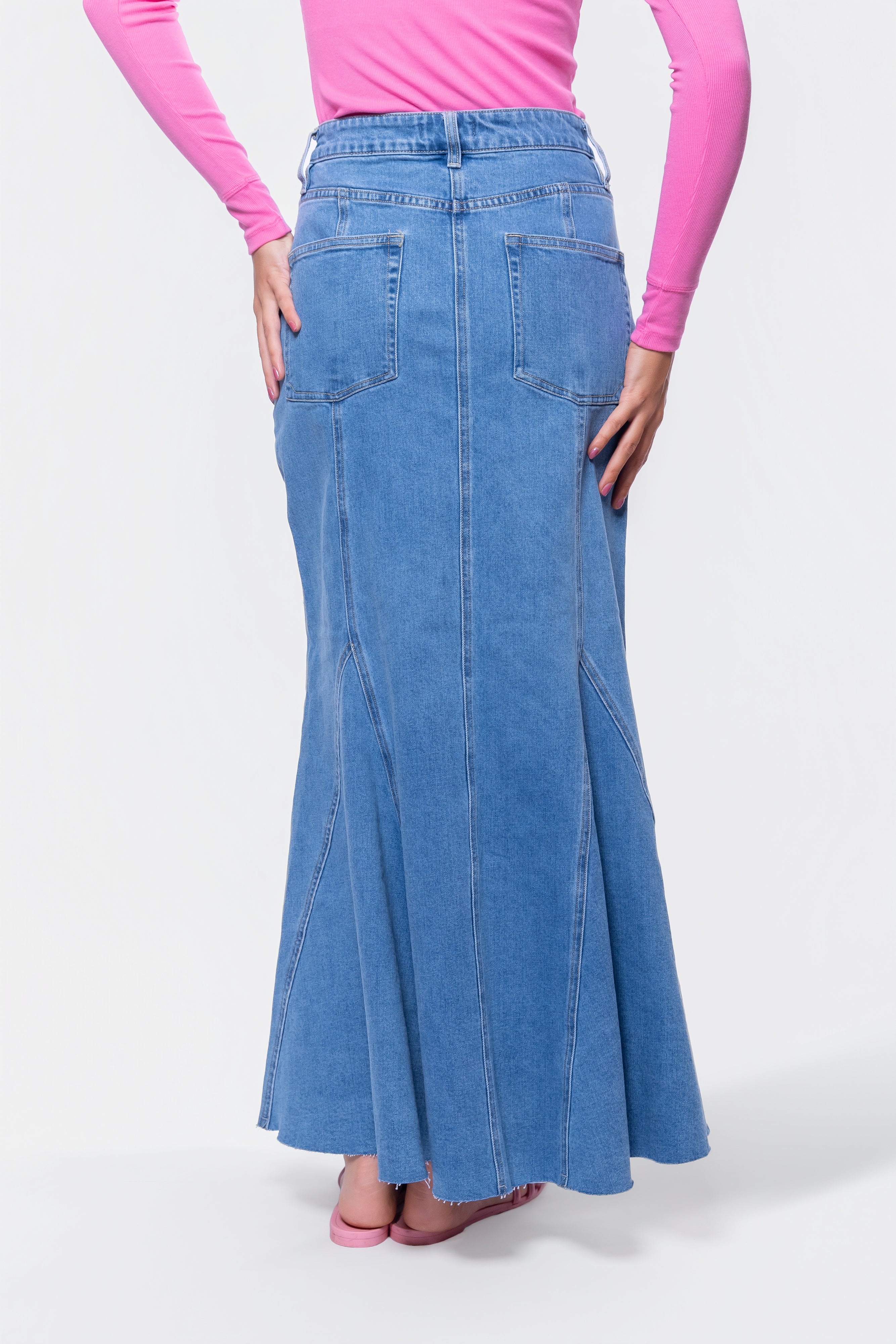 Arden Skirt (Medium Blue) - Image 4