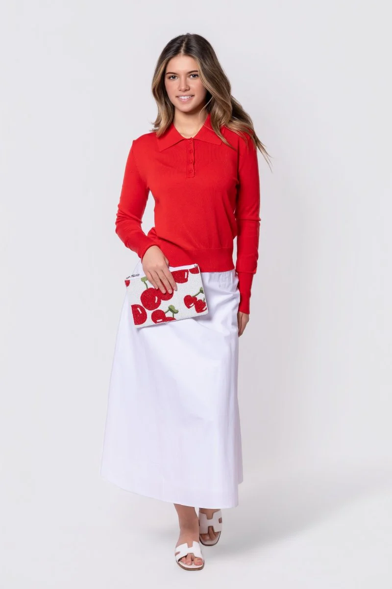 Aria Top (Red Pink) - Image 3