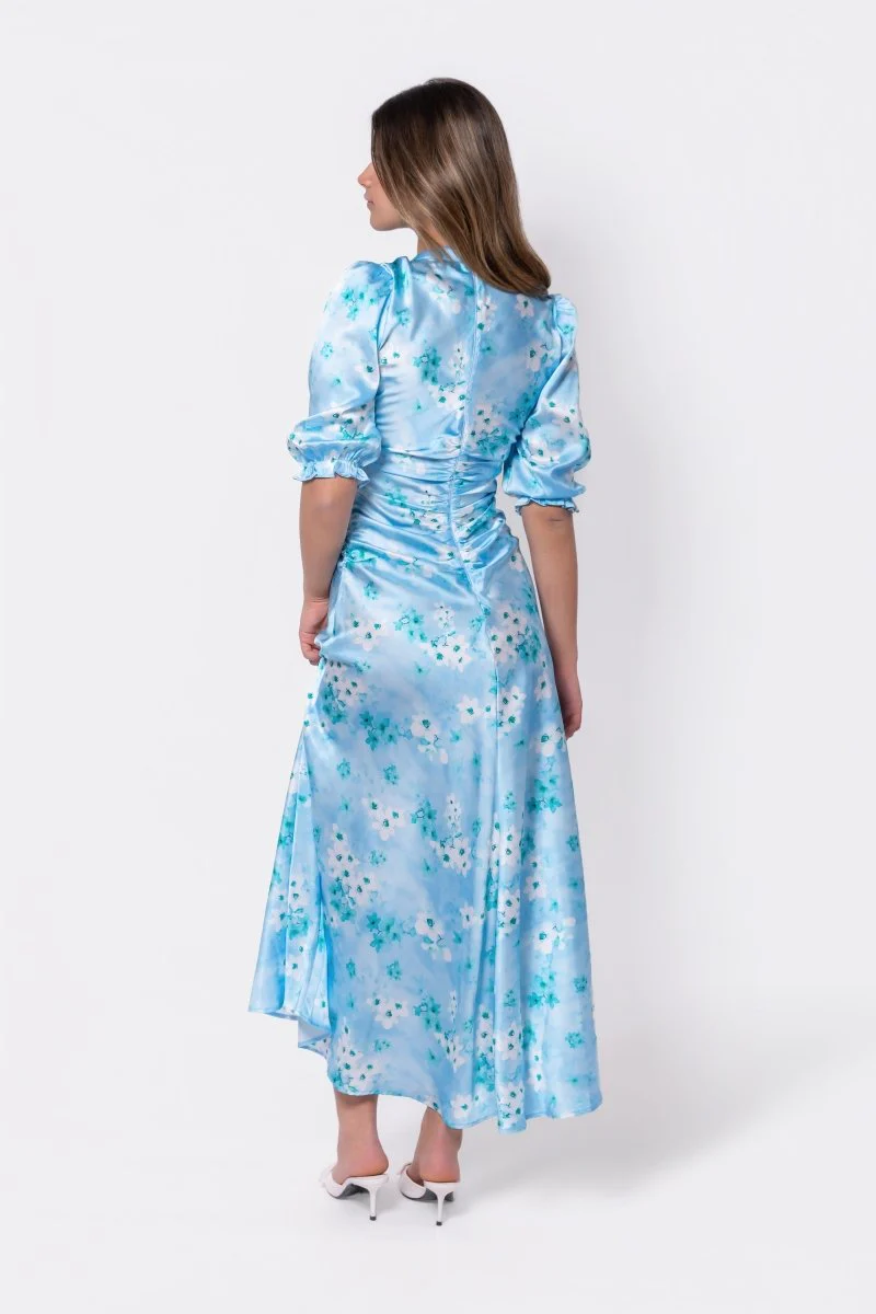 Audrey Dress Short Sleeve (Mint Flower) - Image 4