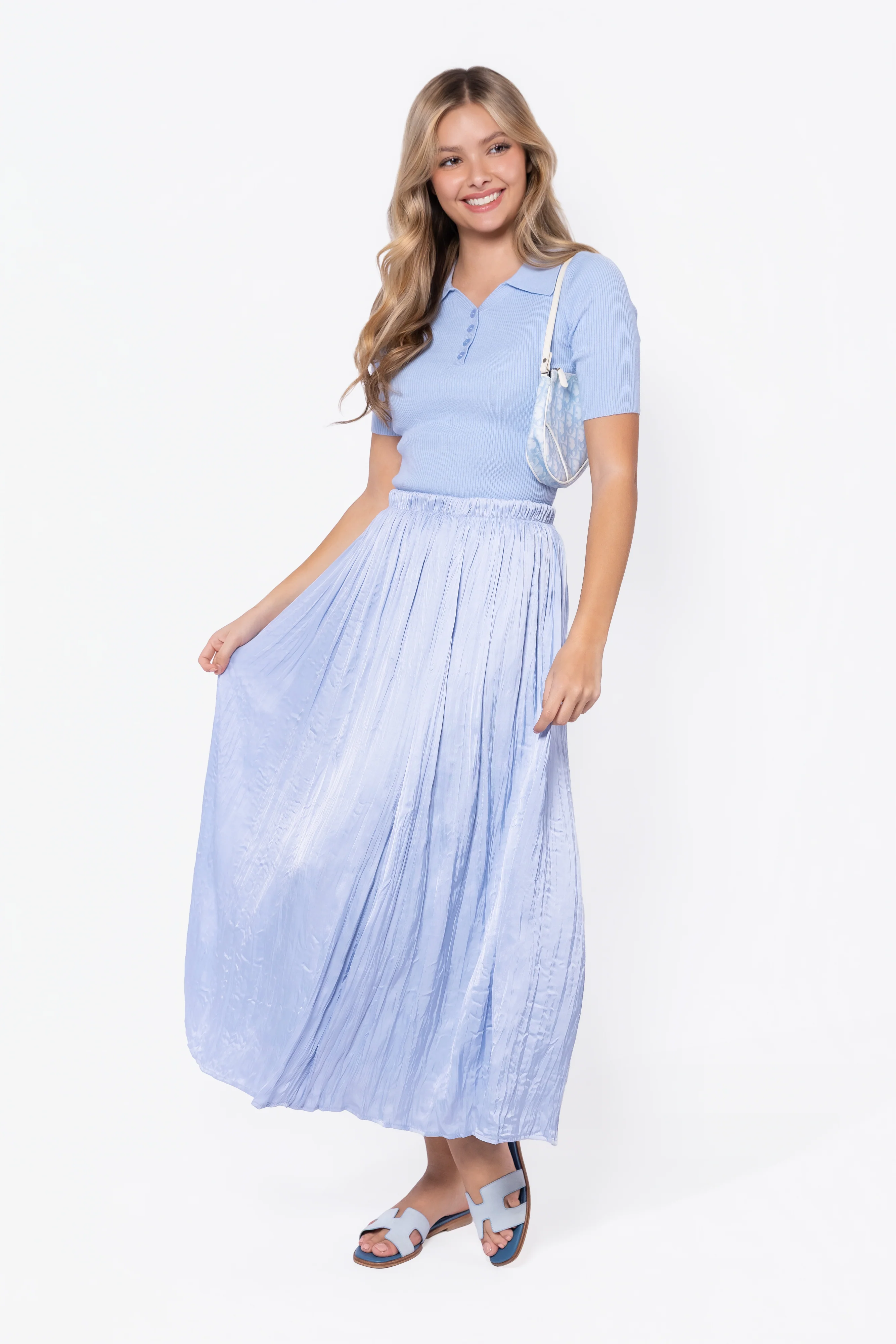 Bailey Top Short Sleeve (Light Blue) - Image 2