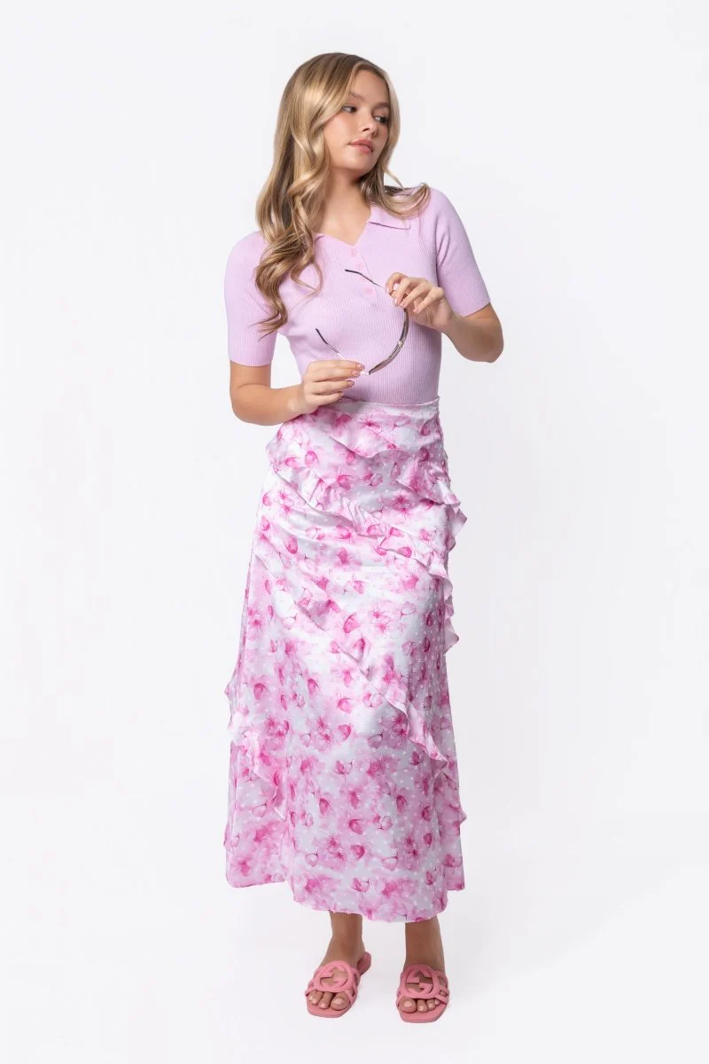 Bailey Top Short Sleeve (Light Pink) - Image 2