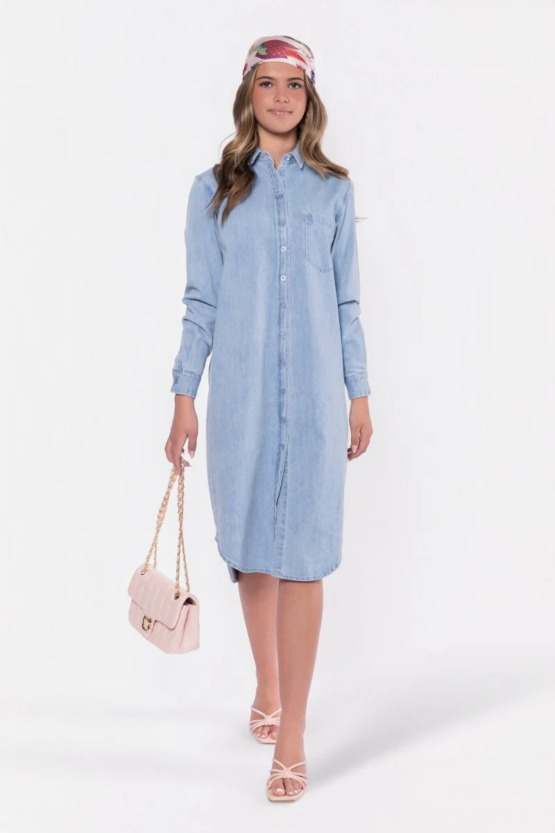 Bonnie Dress 42" (Blue) - Image 2