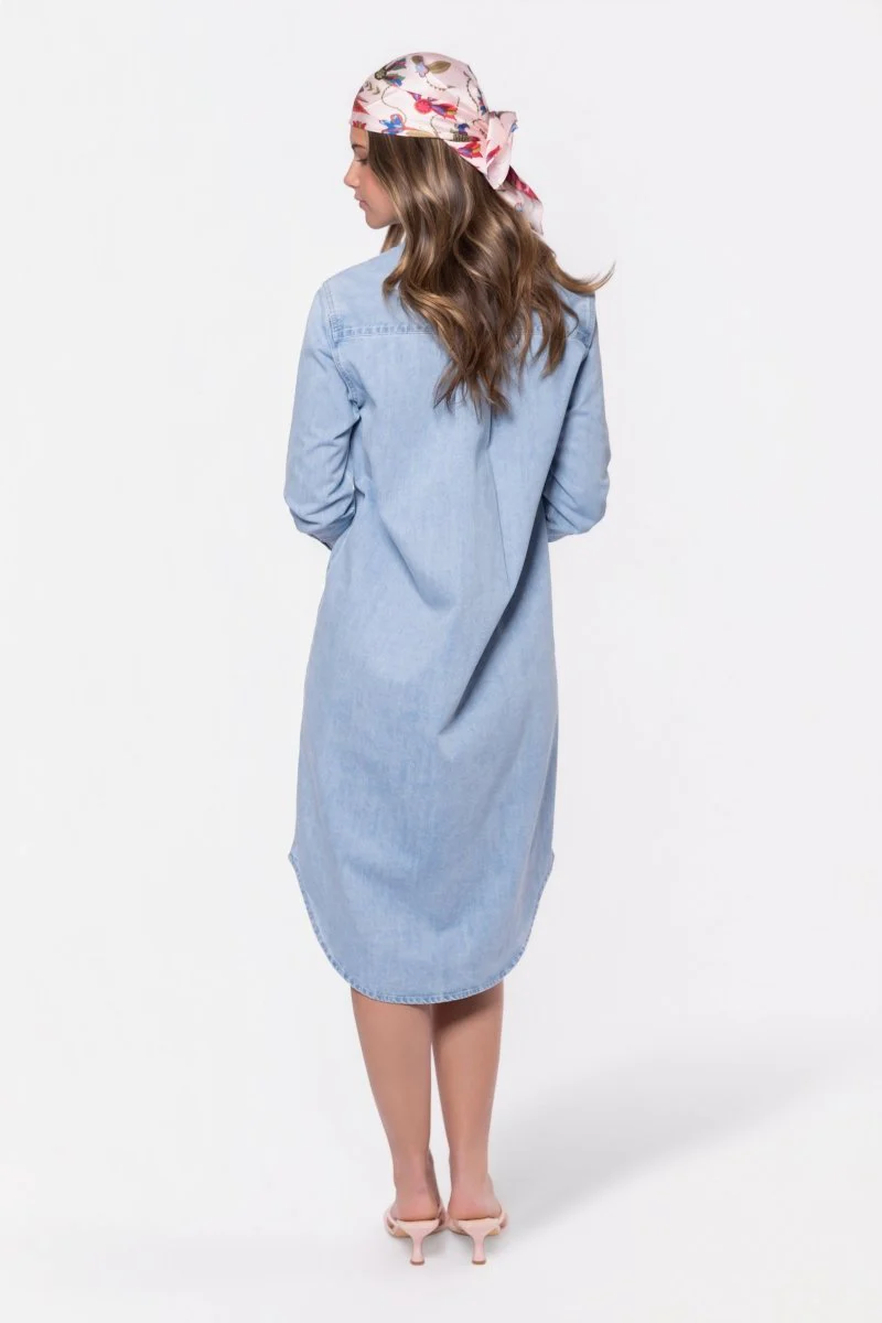 Bonnie Dress 42" (Blue) - Image 3