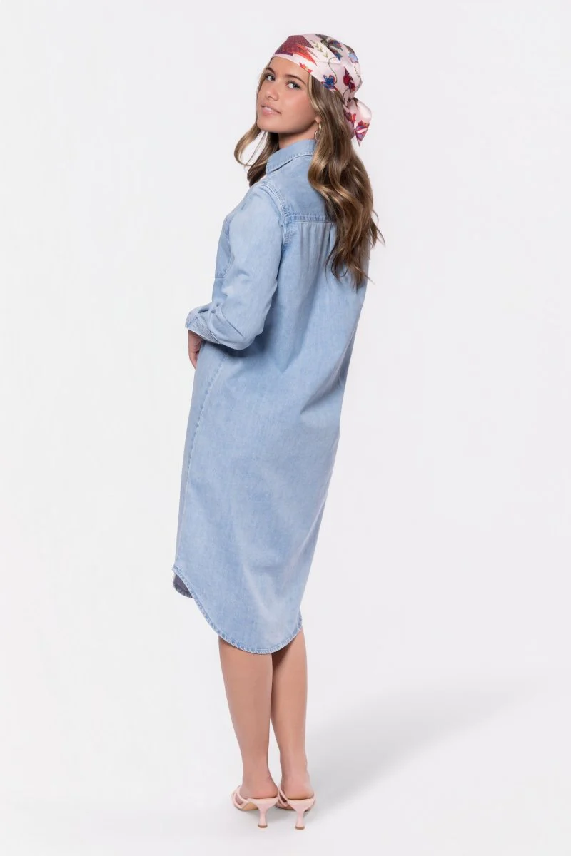 Bonnie Dress 42" (Blue) - Image 4