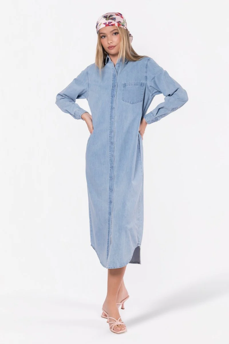 Bonnie Dress 49" (Blue)
