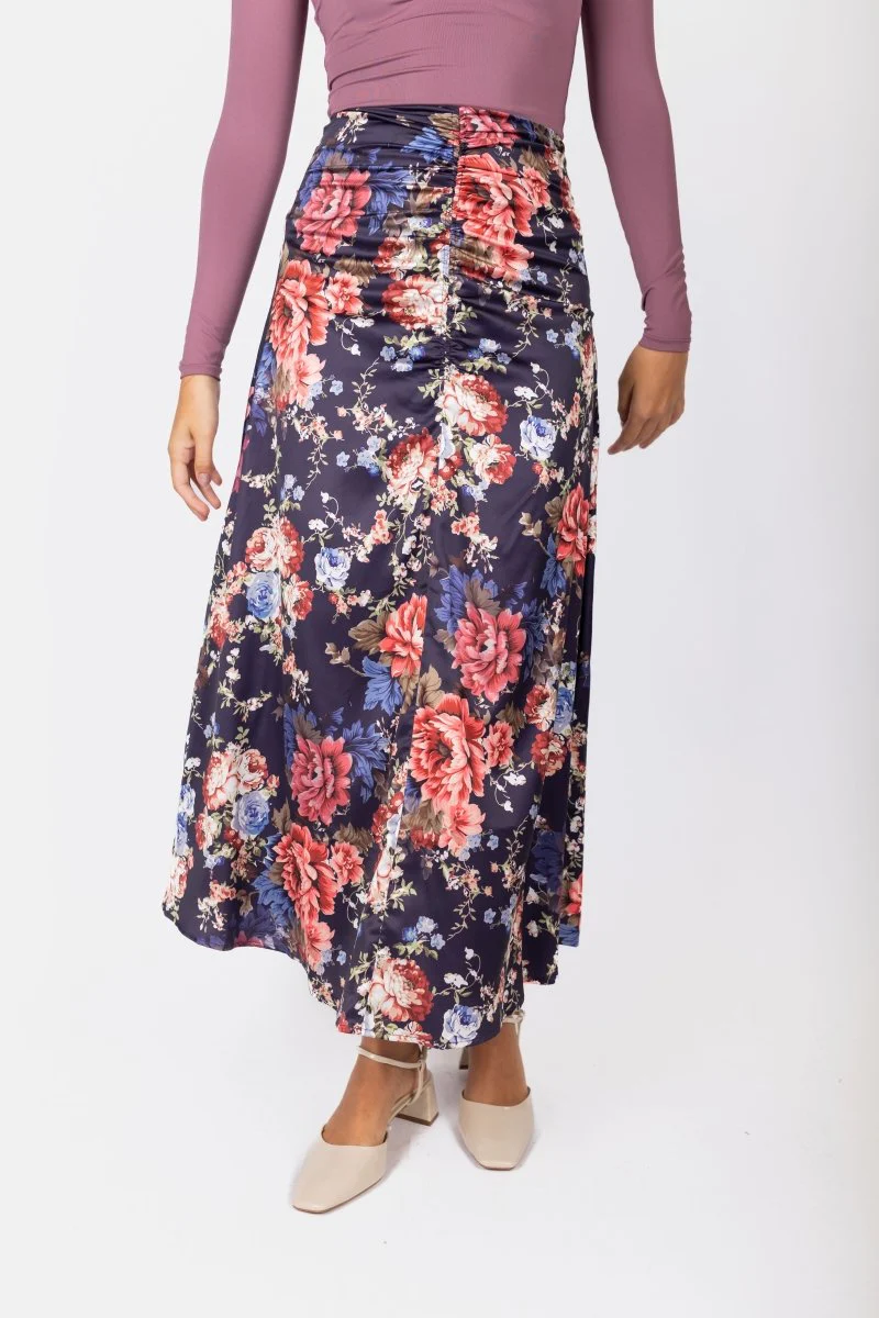 Calista Skirt 36" (Purple Ground)