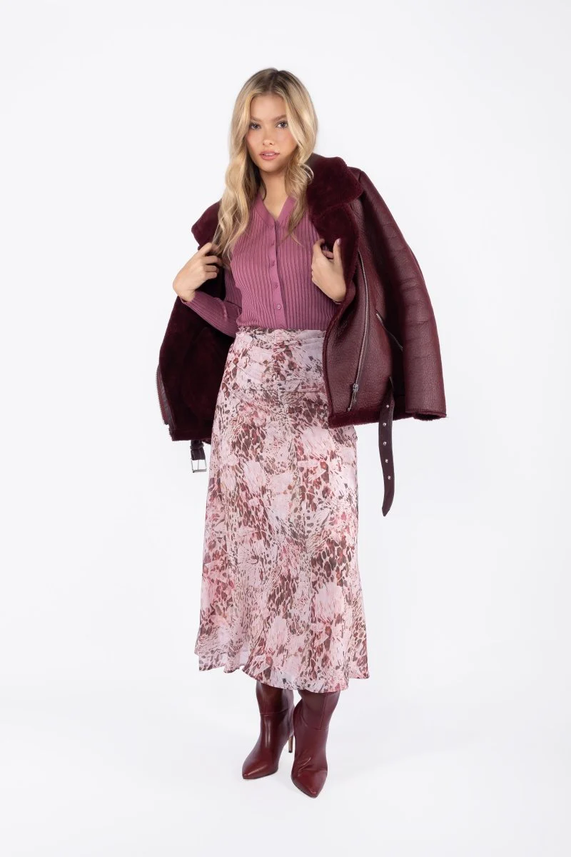 Calista Skirt (Pink Pattern) - Image 2