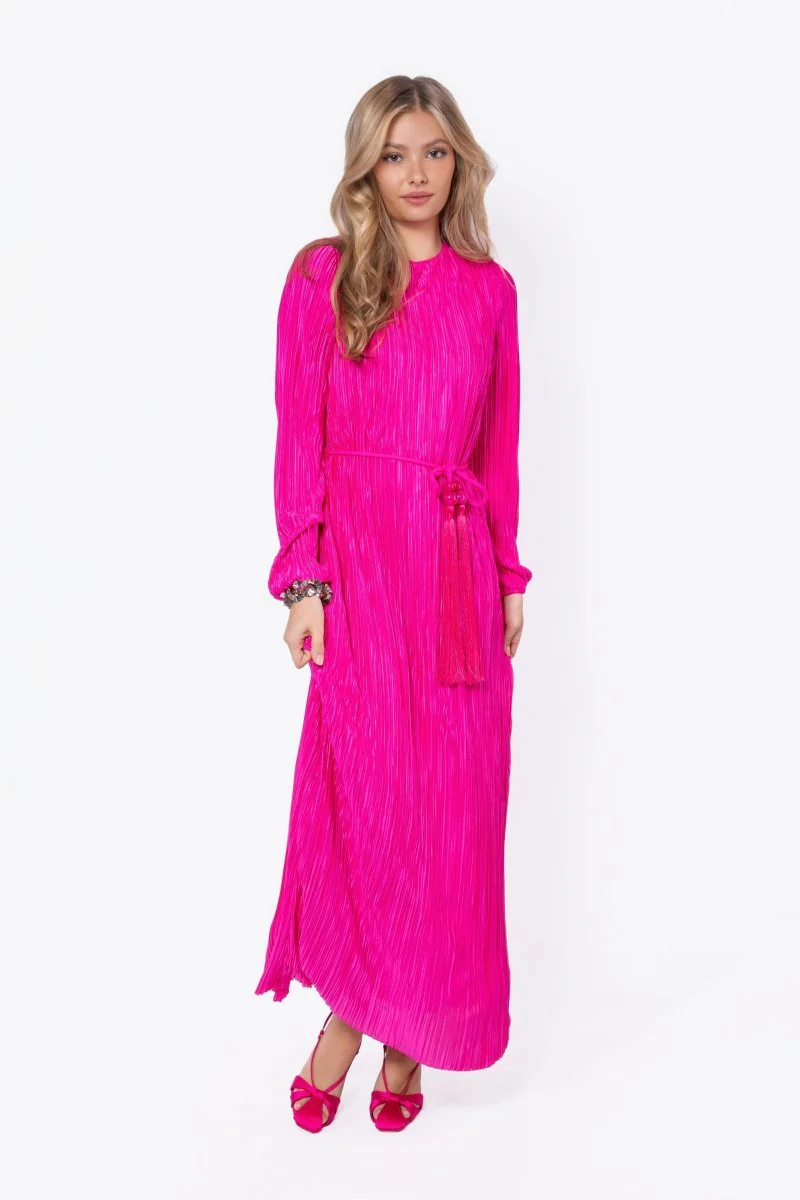 Camellia Dress (Hot Pink)