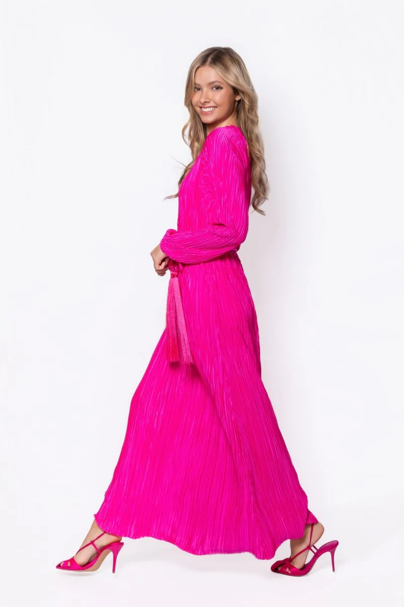 Camellia Dress (Hot Pink) - Image 2