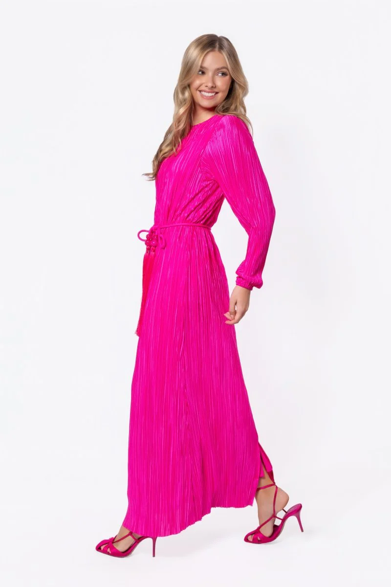 Camellia Dress (Hot Pink) - Image 3