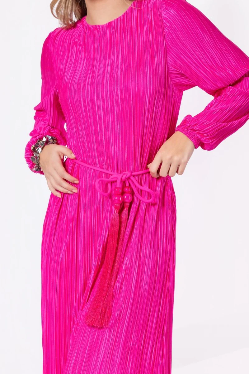 Camellia Dress (Hot Pink) - Image 5