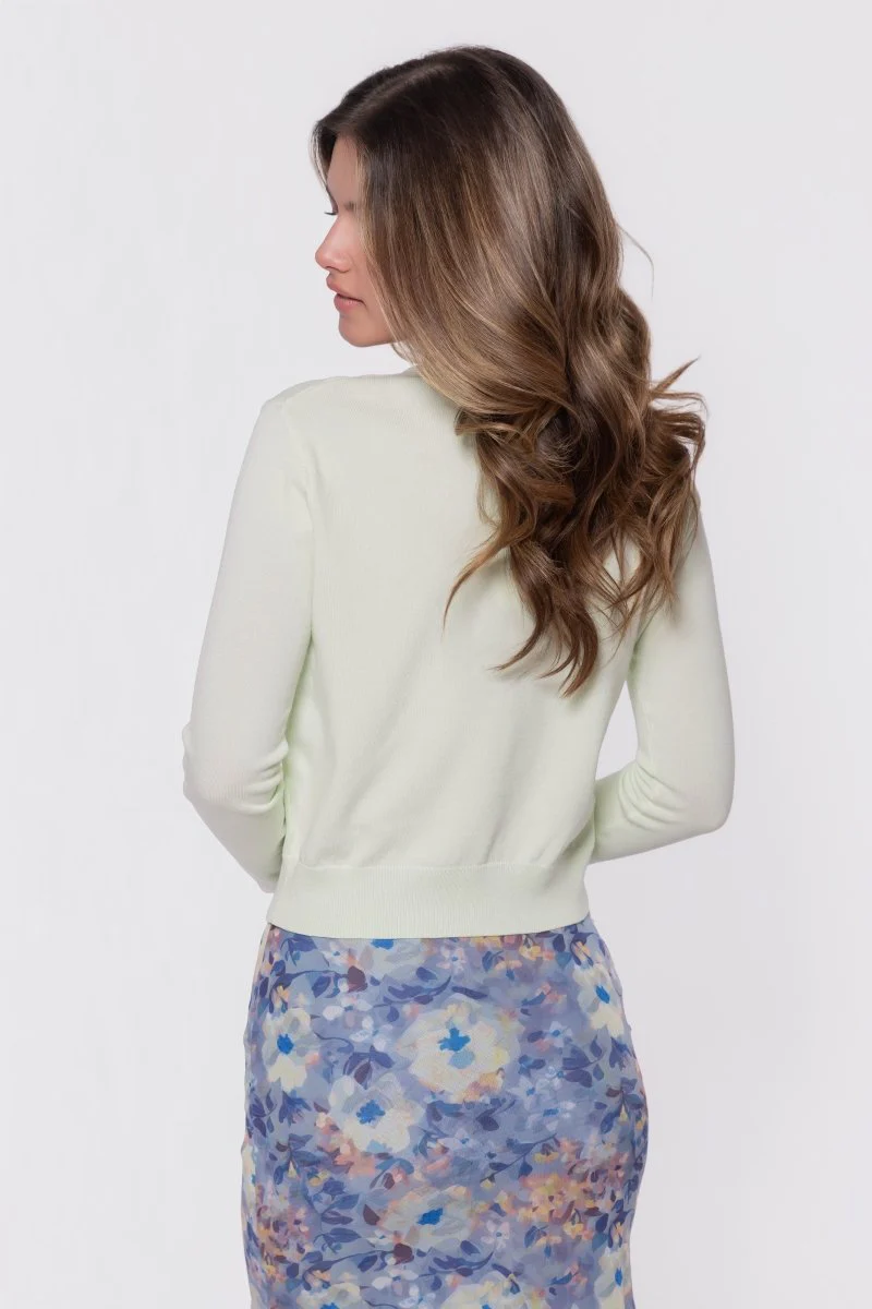 Chloe Cardigan (Light Mint) - Image 4