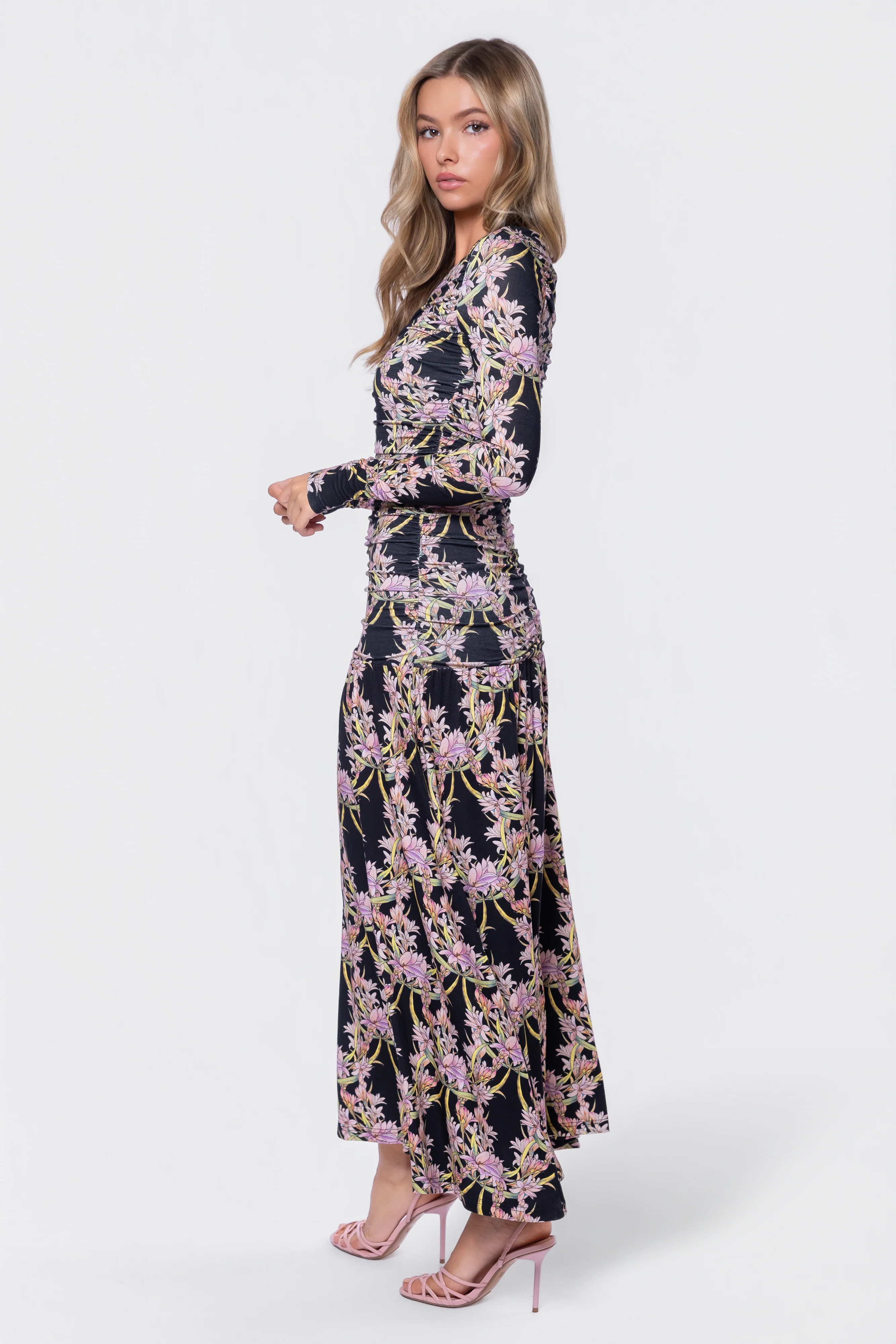Christine Dress (Black Pattern) - Image 4