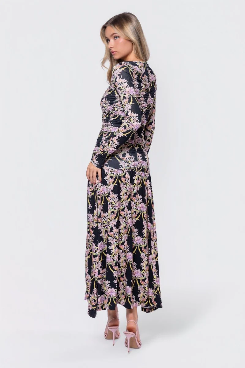 Christine Dress (Black Pattern) - Image 5