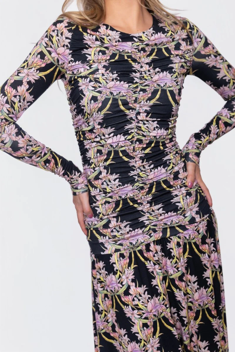 Christine Dress (Black Pattern) - Image 6