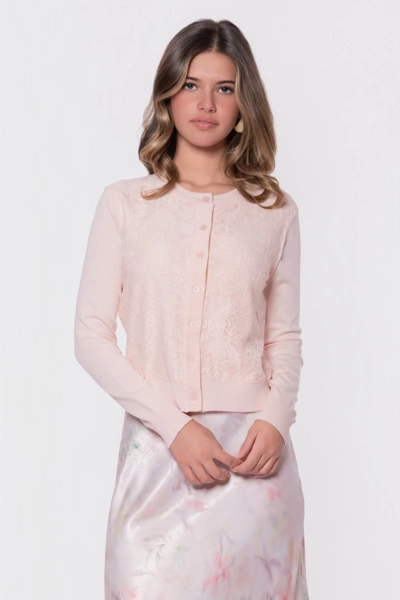 Dahlia Cardigan (Light Pink)