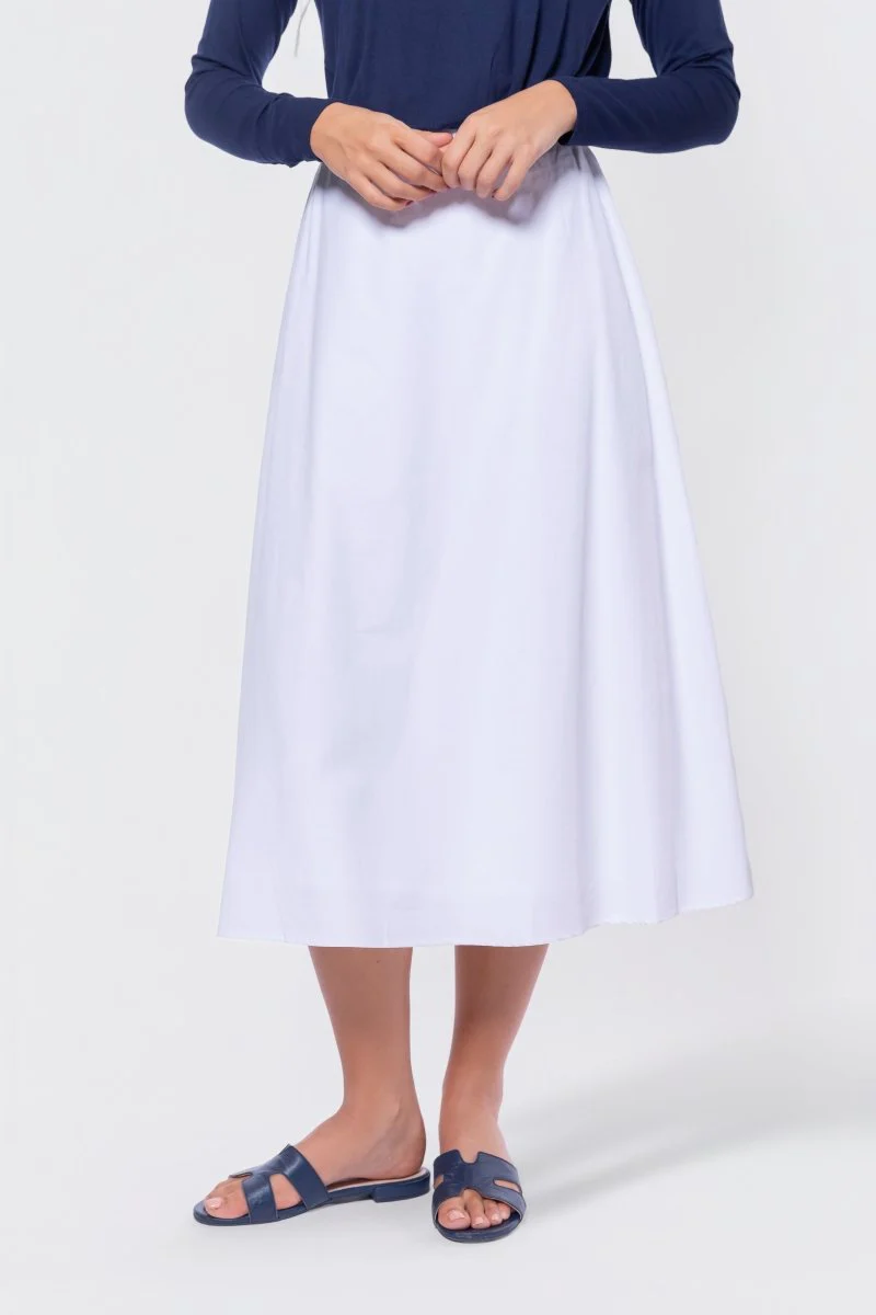 Dakota Skirt (White Solid) - Image 2
