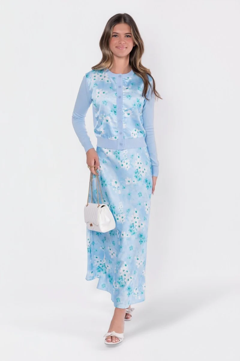 Donna Cardigan (Mint Flower) - Image 2