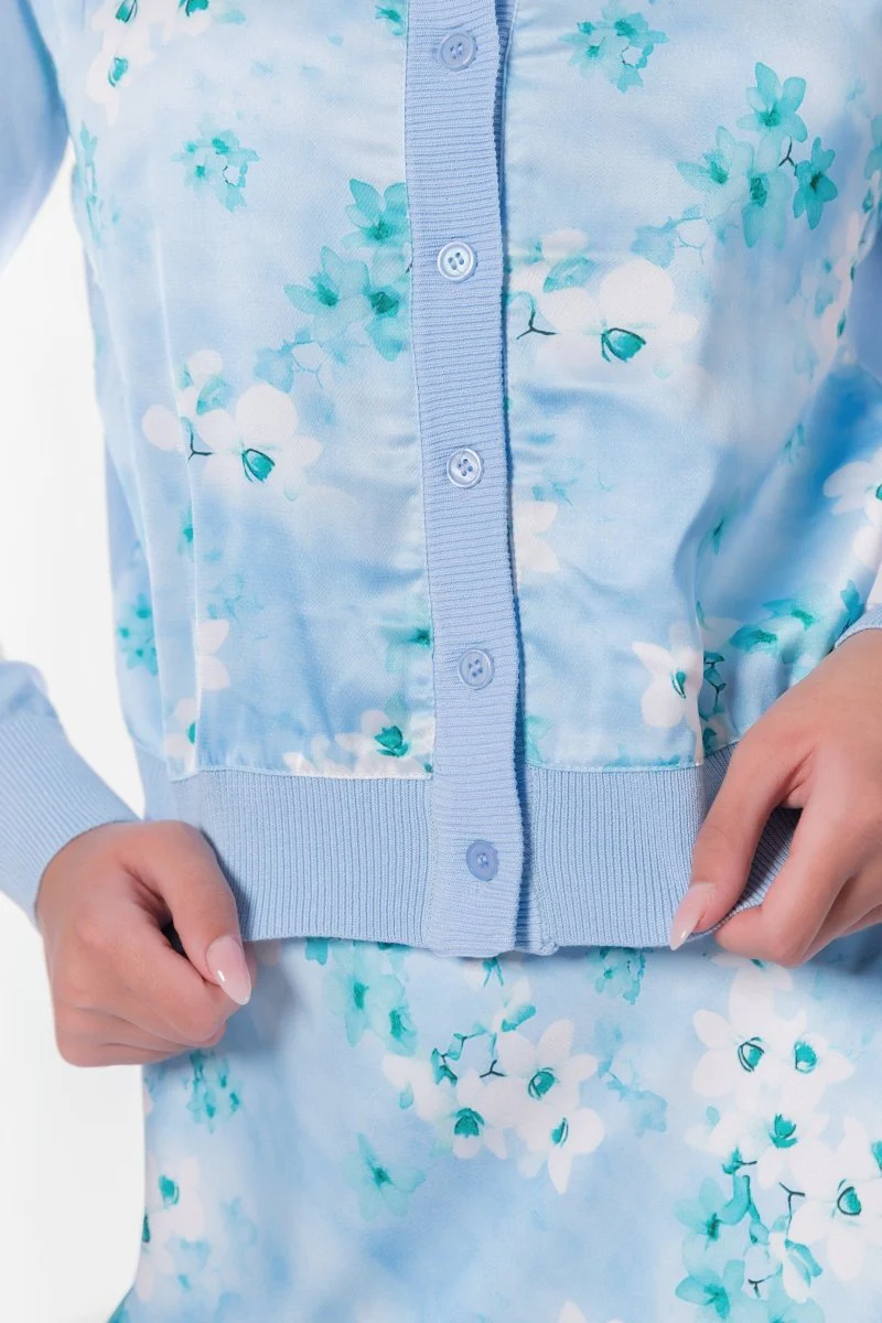 Donna Cardigan (Mint Flower) - Image 5