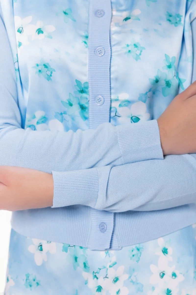 Donna Cardigan (Mint Flower) - Image 6