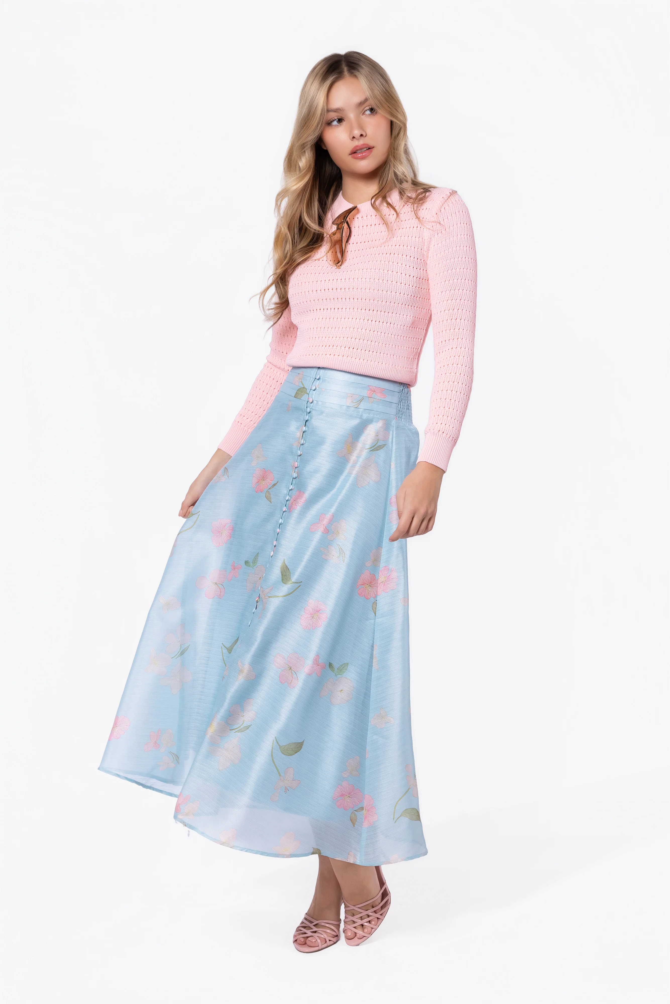 Elia Skirt (Mint Ground) - Image 2