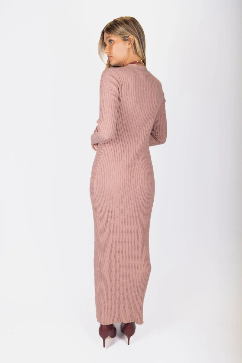 Elodie Dress (Dusty Pink) - Image 4