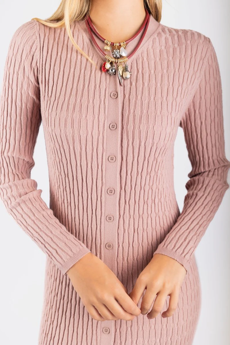 Elodie Dress (Dusty Pink) - Image 5