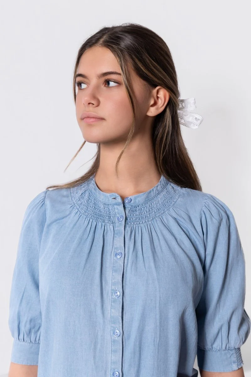 Fatima Top (Chambray) - Image 4