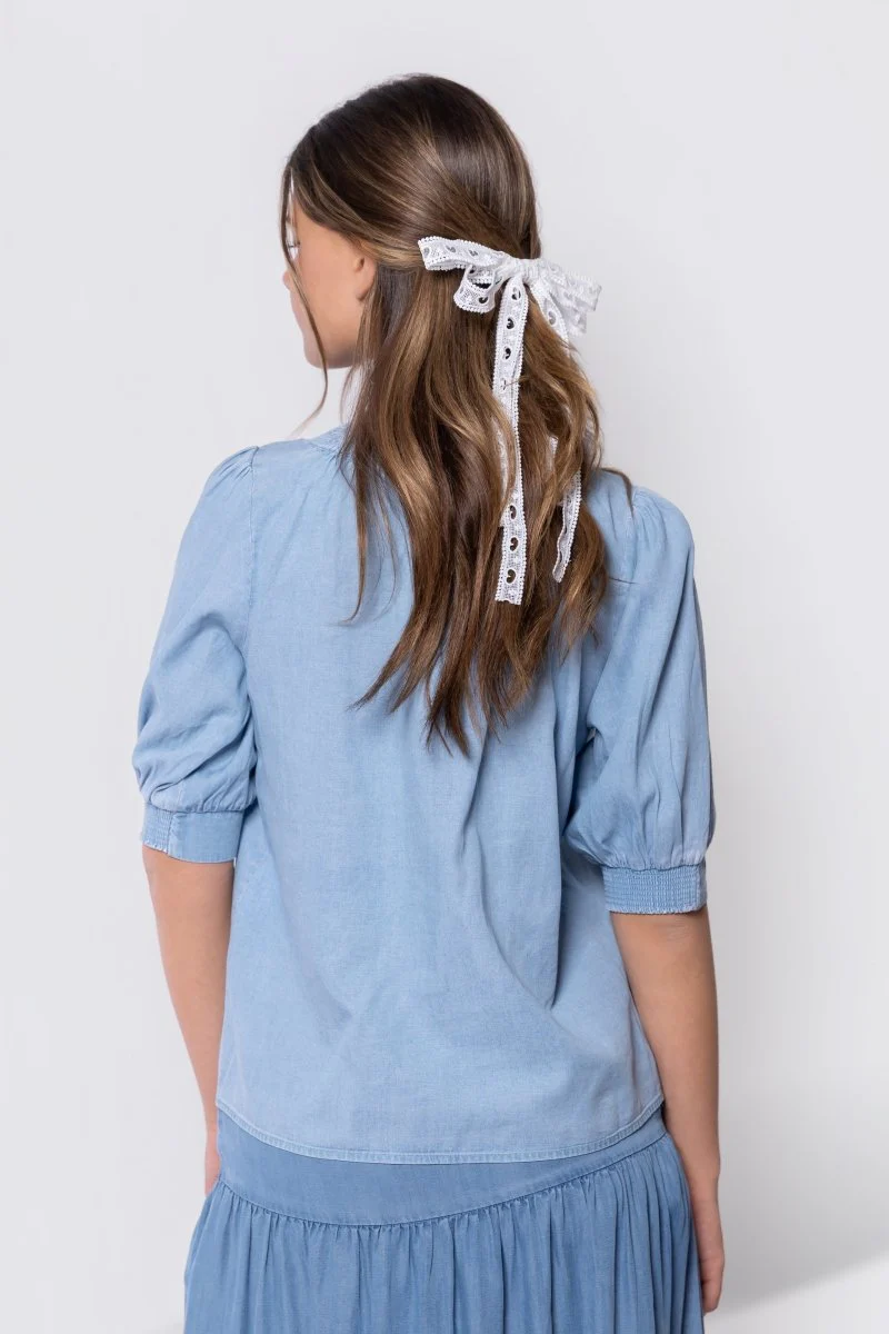 Fatima Top (Chambray) - Image 6