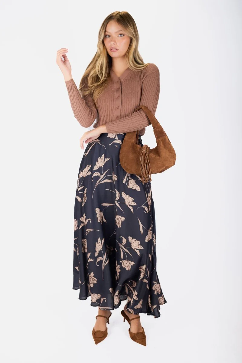 Fiora Cardigan (Brown) - Image 2