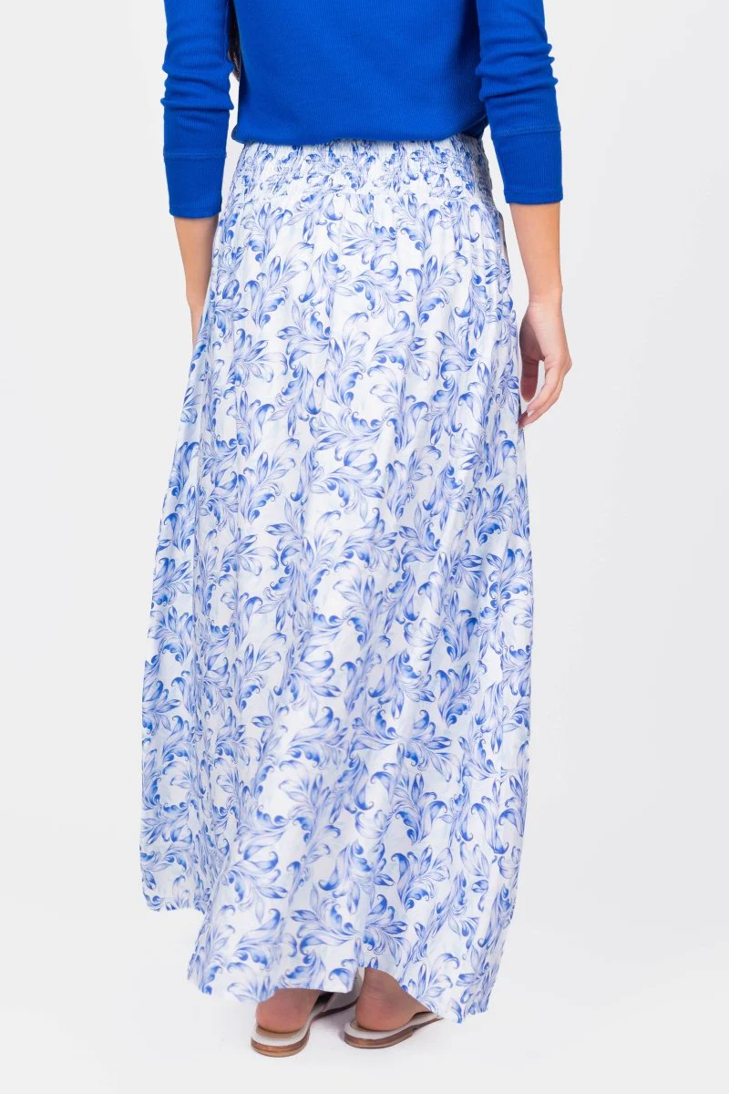 Josephine Skirt (Blue/White) - Image 4