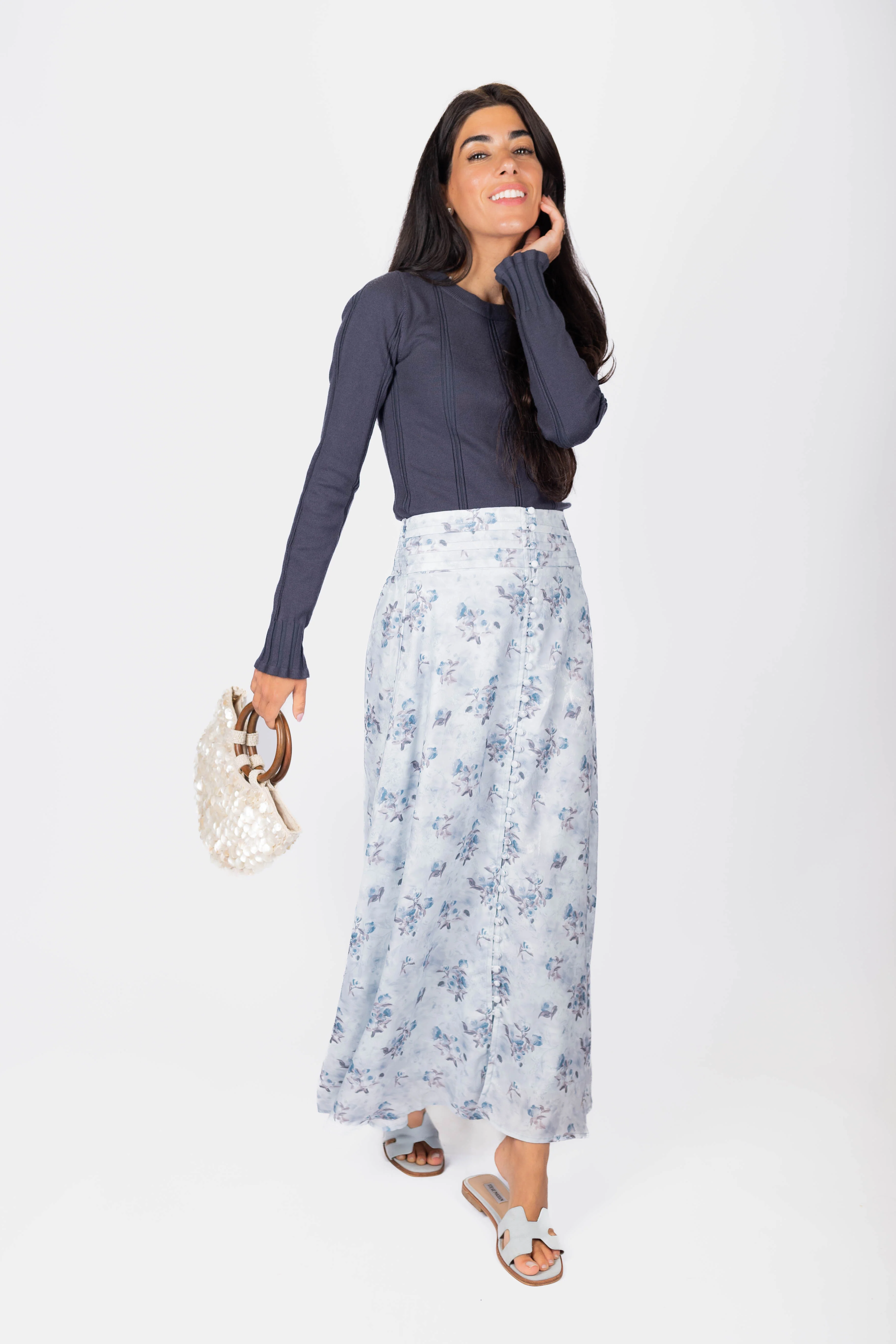 Josephine Skirt (Light Blue) - Image 5