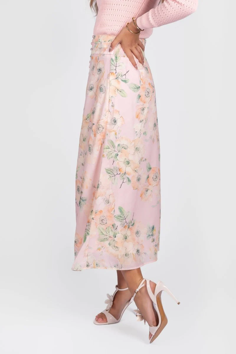 Josephine Skirt (Pink Ground) - Image 3