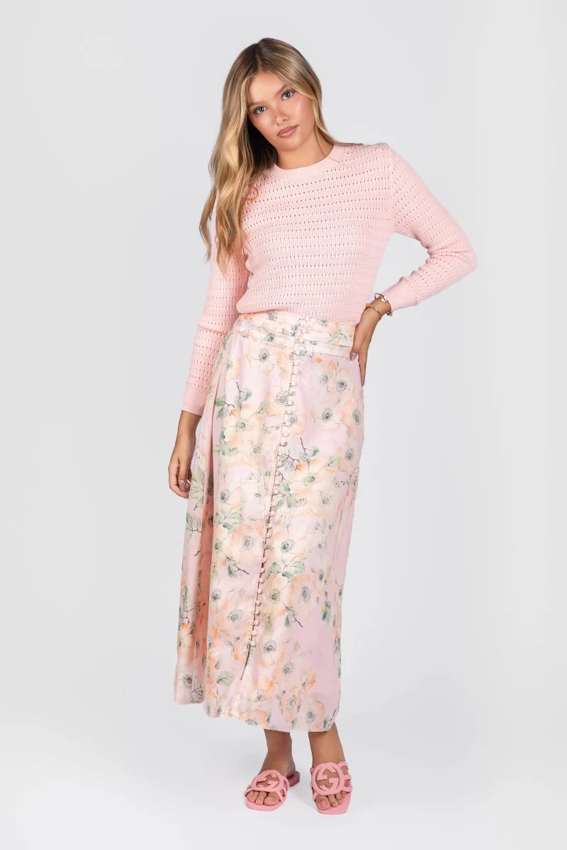 Josephine Skirt (Pink Ground) - Image 6