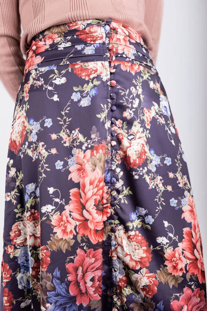 Josephine Skirt (Purple Ground) - Image 5
