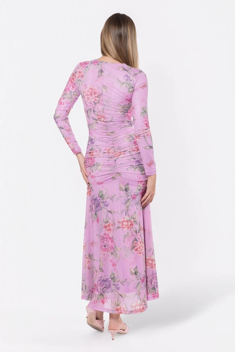 Juliana Dress (Pink/Green) - Image 4