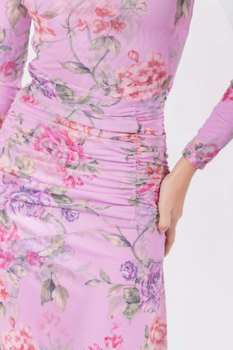 Juliana Dress (Pink/Green) - Image 5