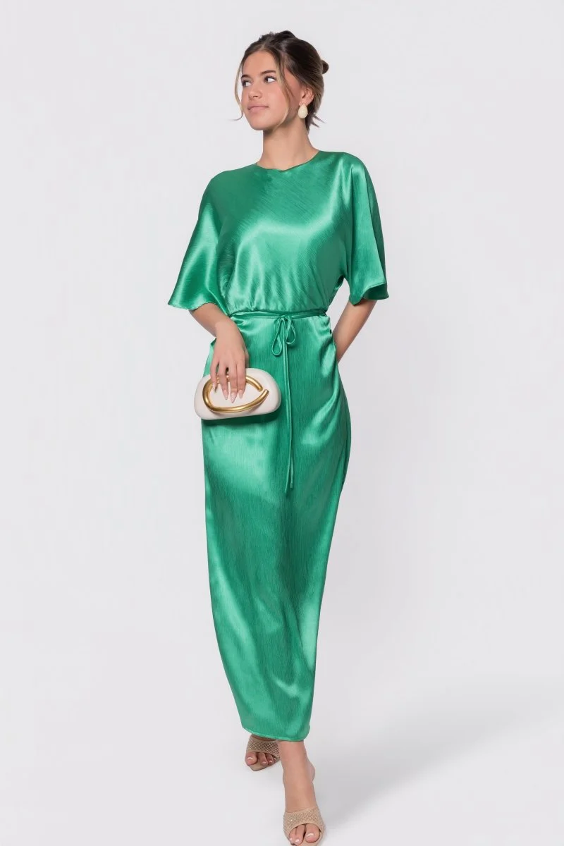 Juniper Dress (Green Solid)