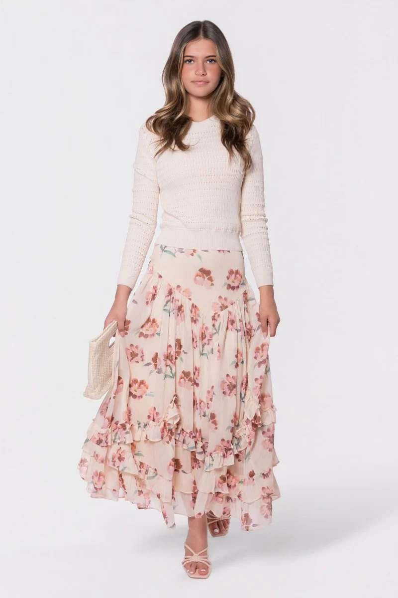 Kalina Skirt (Beige)
