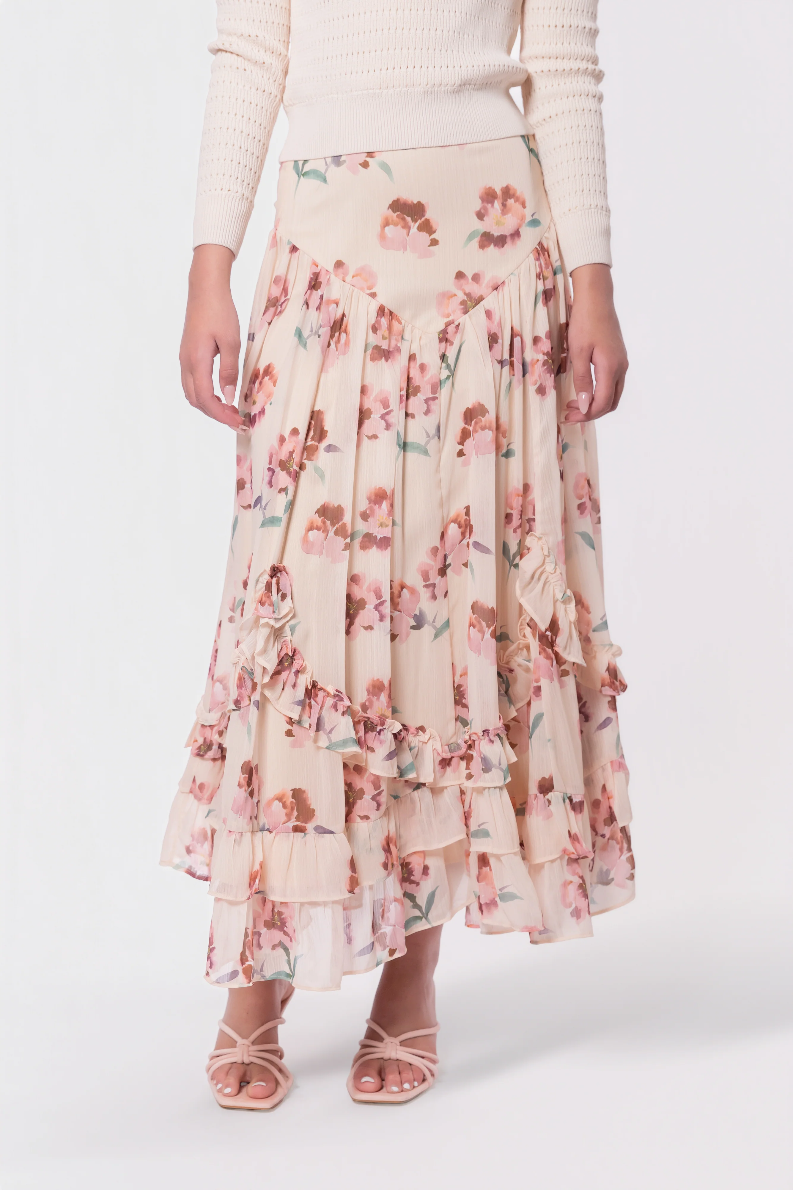 Kalina Skirt (Beige) - Image 2