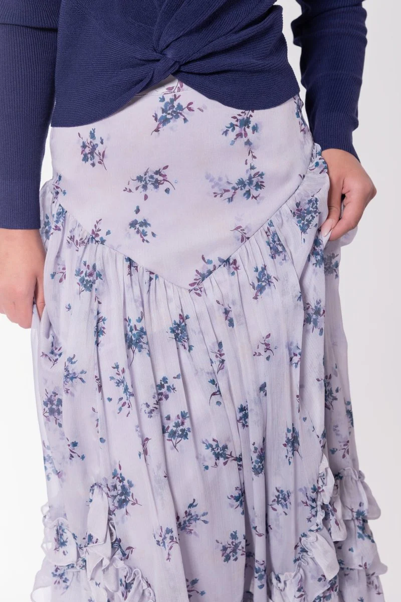 Kalina Skirt (Lavender/Teal) - Image 5