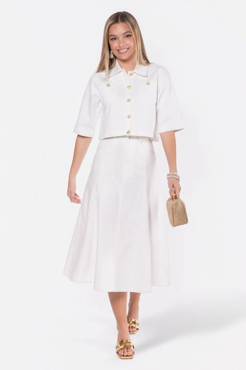 Kensley Jacket (White) - Image 2