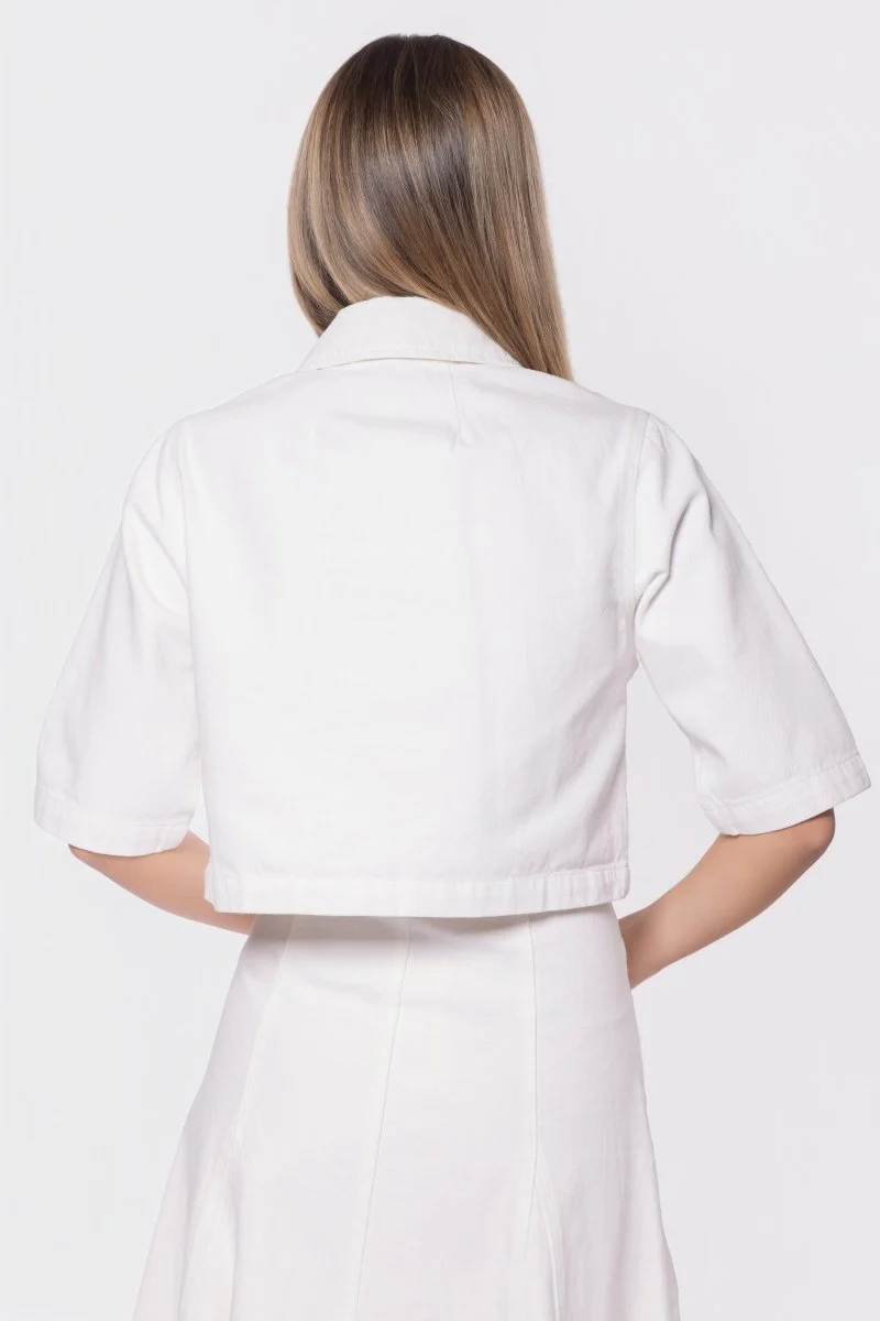 Kensley Jacket (White) - Image 4