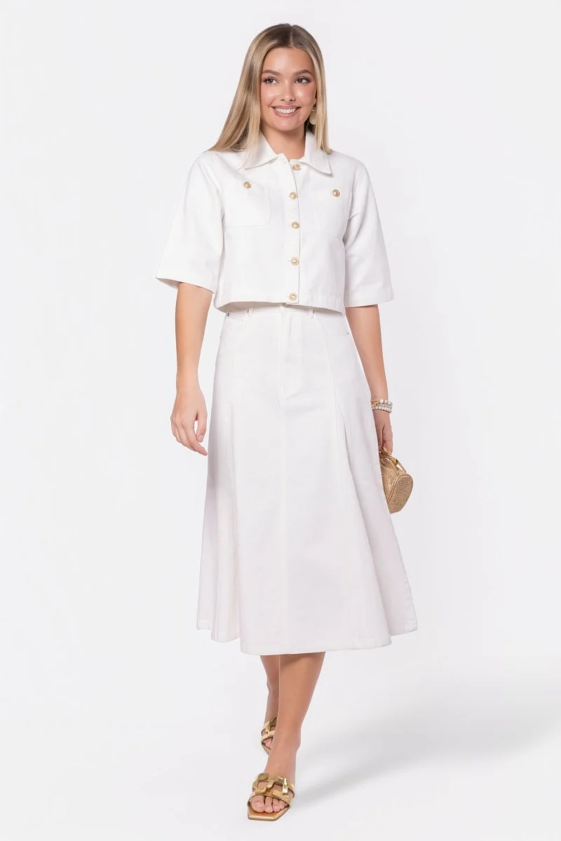 Kensley Jacket (White) - Image 6