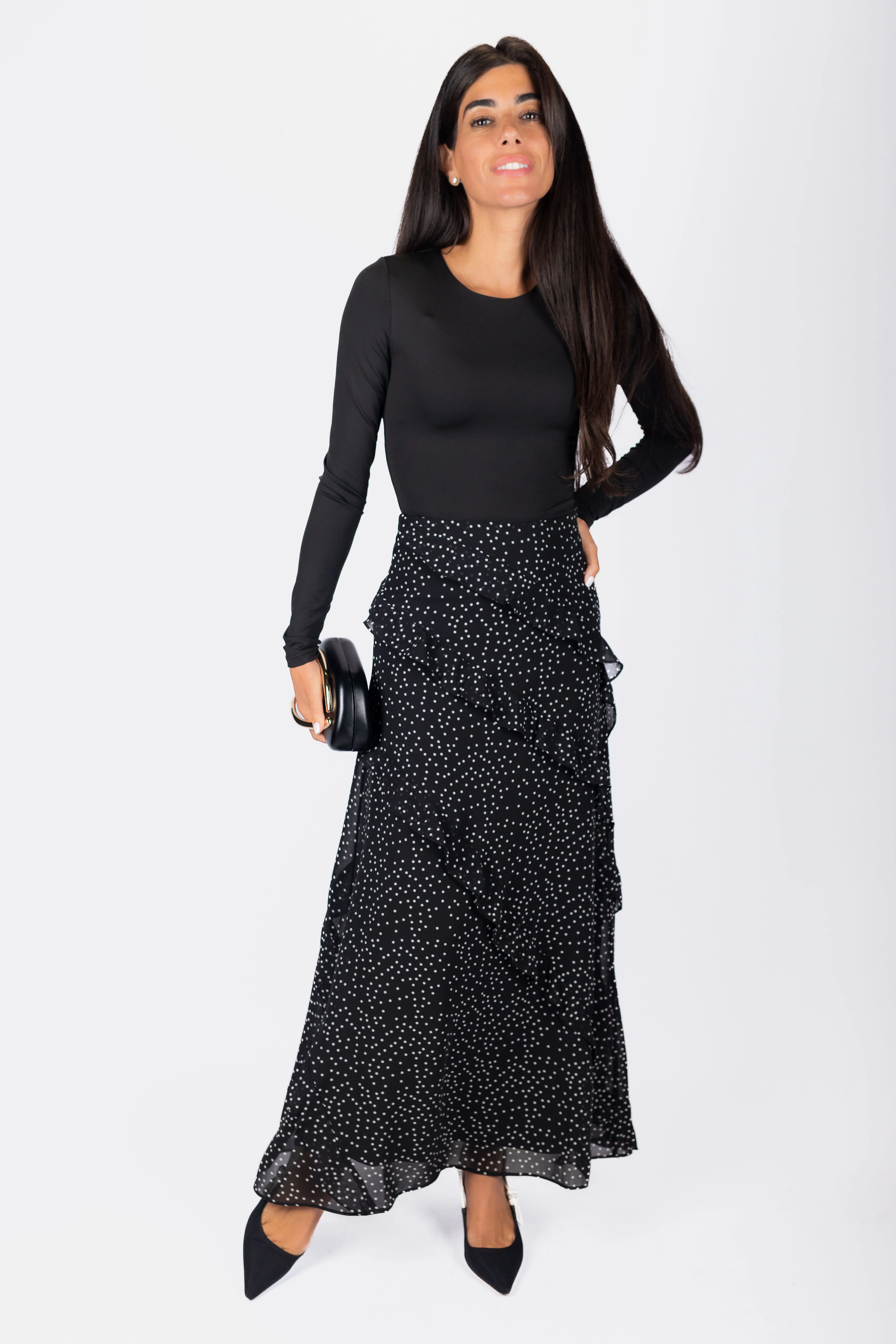 Laurel Skirt (Black Polka Dot) - Image 2